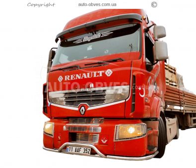 Накладки на решітку радіатора Renault Premium euro 5 - тип: нержавійка фото 4