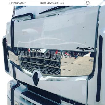 Накладки на решітку капоту Renault Premium фото 16