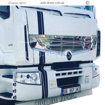 Накладки на решітку капоту Renault Premium фото 17