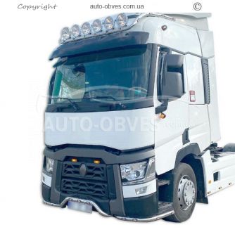 Front bumper protection Renault C - truck - additional service: installation of diodes v5 фото 1