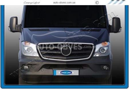 Обведення решітки радіатора для Mercedes Sprinter 2013-... фото 2