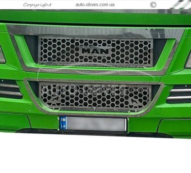 Radiator grille inserts MAN TGX 2 pcs фото 0