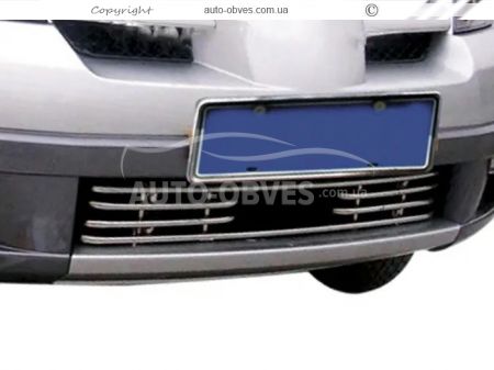 Front grille in bumper Mitsubishi Outlander 2003-2006 фото 3