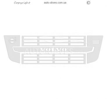 Комплект накладок на решітки Volvo FH фото 0