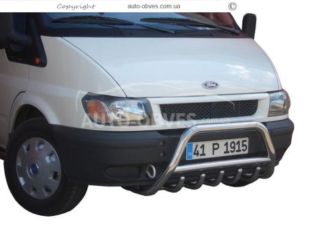 Front bar Ford Transit 2000-2006 - type: standard фото 0