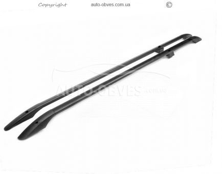 Roof rails Volkswagen Crafter 2011-2016 - type: mounting alm, color: black фото 0