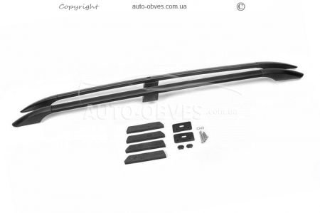 Roof rails Ford Focus II 2005-2008 sw - type: abs mounting, color: black фото 1