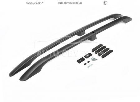 Roof rails Fiat Fiorino - type: abs fasteners, color: black фото 0