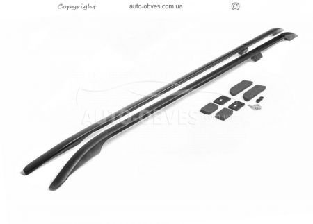 Roof rails Mercedes Vito, Viano - type: abs fasteners, color: black фото 0