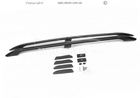 Roof rails Fiat Doblo 2001-2012 - type: mounting alm, color: black фото 1