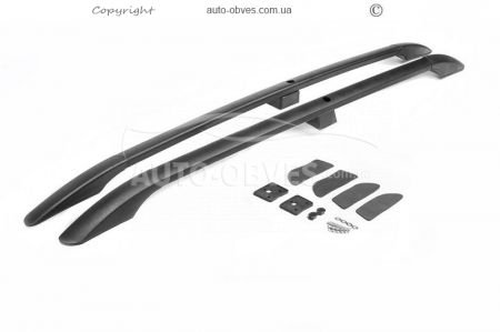Roof rails Fiat Doblo 2010-2014 - type: abs mounting, color: black фото 0