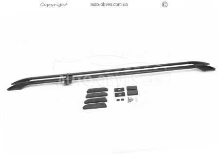 Roof rails Ford Custom - type: abs mounts, color: black фото 1