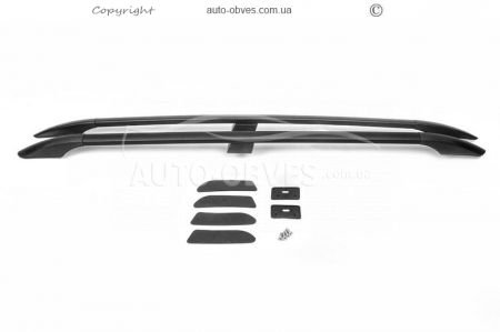 Roof rails Renault Kangoo 2008-... - type: fastening alm, color: black фото 2