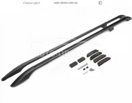 Roof rails Nissan Primastar - type: abs fasteners, color: black фото 0