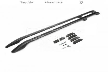Roof rails Renault Trafic - type: abs mounting, color: black фото 0