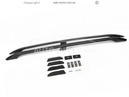Roof rails Mitsubishi Pajero Wagon III - type: abs fasteners, color: black фото 1