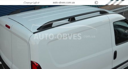 Рейлінги Fiat Doblo - тип: пк crown, колір: чорний фото 2