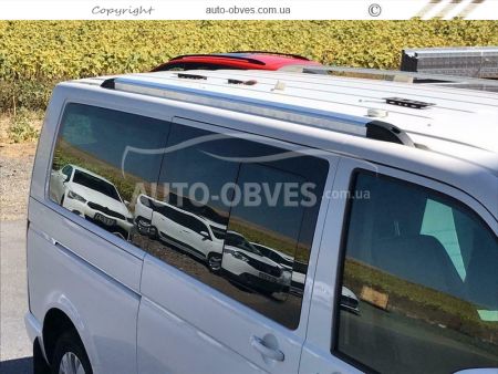 Roof rails Volkswagen T5 10-15 - L1\L2 - type: integrated, color: gray фото 4