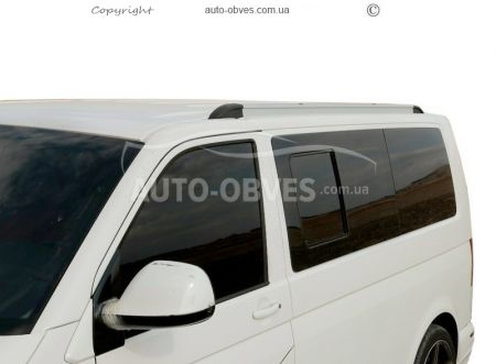 Roof rails Volkswagen T6 - L1\L2 - type: integrated, color: gray фото 3