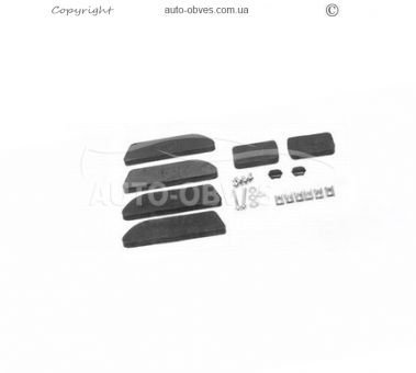 Рейлинги Citroen Jumpy 2007-2016 - тип: абс крепления, цвет: черный фото 3