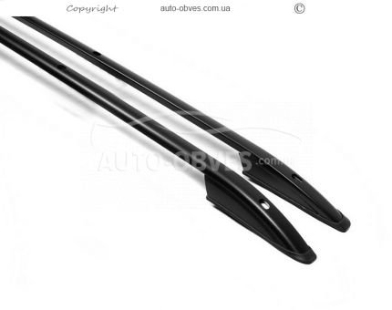 Roof rails Mitsubishi L200 - type: pc crown, color: black фото 2