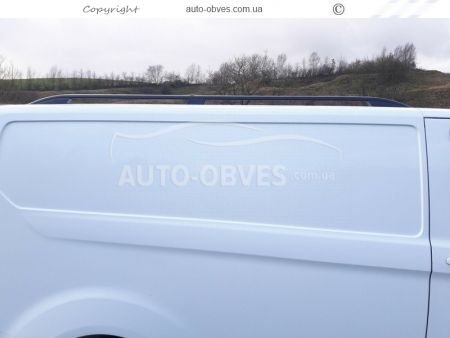 Рейлінги Ford Custom L1\L2 - тип: пк crown, колір: чорний фото 4