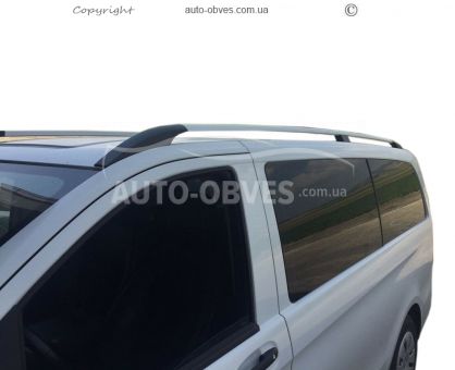 Roof rails Mercedes Vito, Viano - type: gloss фото 2