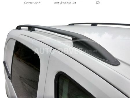 Roof rails Citroen Berlingo 2018-... L1\L2 base - type: pc crown, color: black фото 1