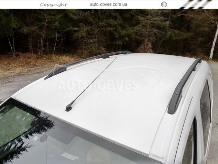 Roof rails Citroen Berlingo 2018-... L1\L2 base - type: pc crown, color: black фото 2