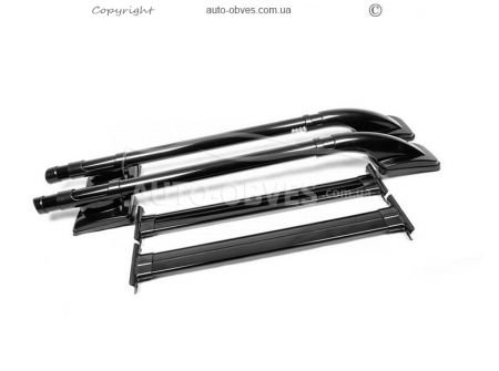Roof rails Toyota Hilux 2006-2012 - color: black фото 1