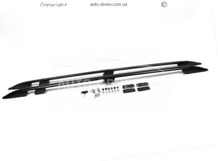 Roof rails Citroen Jumpy, Spacetourer 2016-... L1\L2 base - type: PC erkul, color: black фото 1