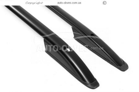 Longitudinal Roof rails Opel Vivaro 2020-... color black short (L1) \ length (L2) base (PK Erkul) фото 3