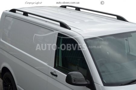 Рейлінги Opel Vivaro 2020-... L1\L2 - тип: пк crown, колір: чорний фото 3