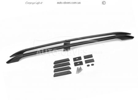 Roof rails Toyota Prado 150 - type: abs fasteners, color: black фото 1