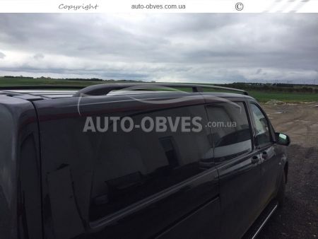 Roof rails Mercedes Vito, V-class - color: black фото 7