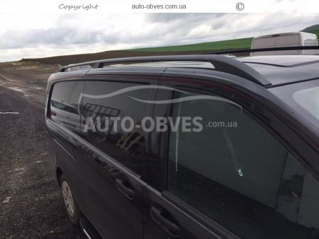 Roof rails Mercedes Vito, V-class - color: black фото 8