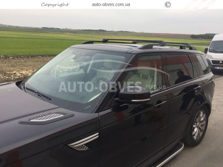 Рейлинги Range Rover Sport 2013-2019 - тип: пк crown, цвет: черный фото 3