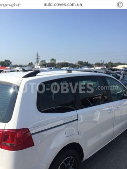 Roof rails Volkswagen Sharan 2010-2017 - type: abs mounting фото 4