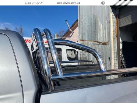 Дуга в кузов Toyota Tundra 2014-2023 - тип: з гратами фото 5