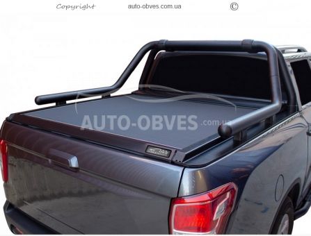Комплект роллет и дуга Toyota Hilux 2015-2020 - цвет: черный фото 0