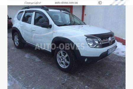 Renault Duster fender flares - type: high impact ABS plastic фото 5