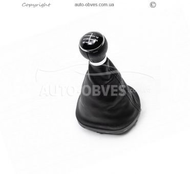 Gear knob Volkswagen Caddy 2004-2010 - type: gear knob and cover 5 mortar фото 0