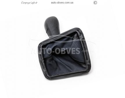 Gear knob Skoda Octavia II A5 2010-2013 - type: gear knob and cover black insert 5 mortar фото 1