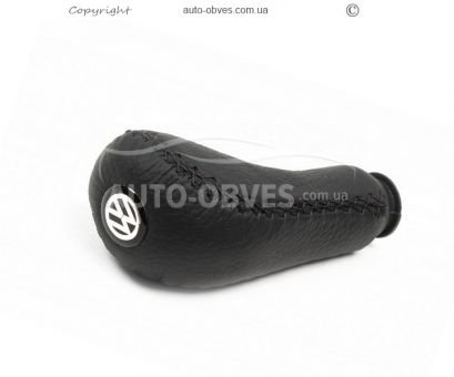 Ручка КПП Volkswagen Golf 3 - тип: кожа фото 0