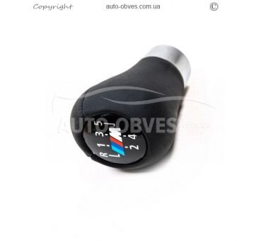 Gear knob BMW 5 series E60 61 2003-2010 - type: oem 5 gear фото 0