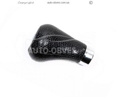 Ручка КПП BMW 5 серия E34 1988-1995 - тип: oem кожзам черный крокодил фото 1