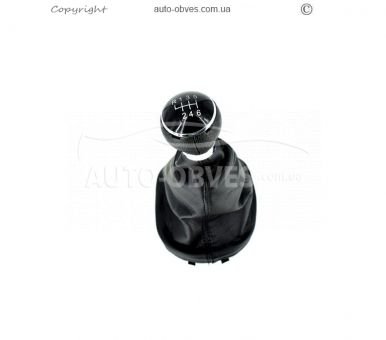 Gear knob Volkswagen Caddy 2004-2010 - type: gear knob and cover 6 mortar фото 0