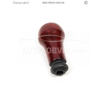 Gear knob Fiat Doblo II 2005-2012 - type: gear lever knob wood фото 3