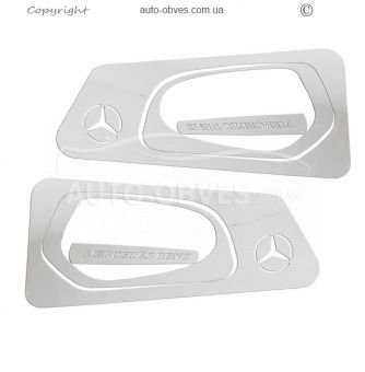 Накладки на ручки Mercedes Actros MP4 2011-2018 - тип: 6 шт фото 0
