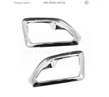 Накладки на ручки хром DAF XG 2021-... - тип: штамповка 3D фото 1